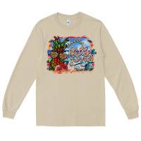 Mushroom hello summer Long Sleeve Tee - SublimationCraftShop