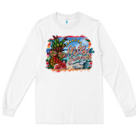 White hello summer Long Sleeve Tee - SublimationCraftShop