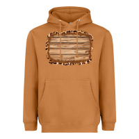 Meerkat wood leopard and shimmer background 3200x2400 Heavyweight Hoodie - AdoDesignShop