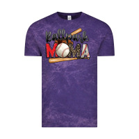 Cloud Purple ballpark mama baseball Vintage Tee - Zillion Design Studio