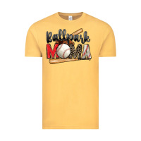 Vintage Mustard ballpark mama baseball Vintage Tee - Zillion Design Studio