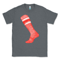 Charcoal Heather red sock fa element 2 Classic Tee - FaDigitalArtStudio