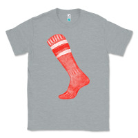 Heather Grey red sock fa element 2 Classic Tee - FaDigitalArtStudio