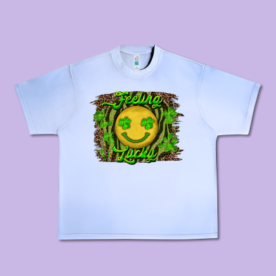 Feeling Lucky Urban Heavy Tee Designed By Ranaportraitstore