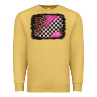 Antique Gold racing leopard background Premium Sweatshirt - Jasminsmagicworld