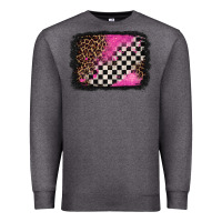 Charcoal Heather racing leopard background Premium Sweatshirt - Jasminsmagicworld