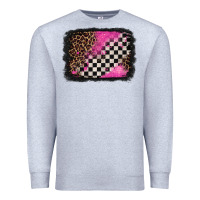 Heather Grey racing leopard background Premium Sweatshirt - Jasminsmagicworld
