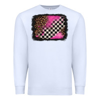 White racing leopard background Premium Sweatshirt - Jasminsmagicworld