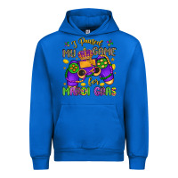 Cobalt i paused my game for mardi gras Urban Hoodie - LillyAllenDesigns