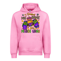 Fuchsia Pink i paused my game for mardi gras Urban Hoodie - LillyAllenDesigns