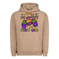 Pigment Burro i paused my game for mardi gras Urban Hoodie - LillyAllenDesigns