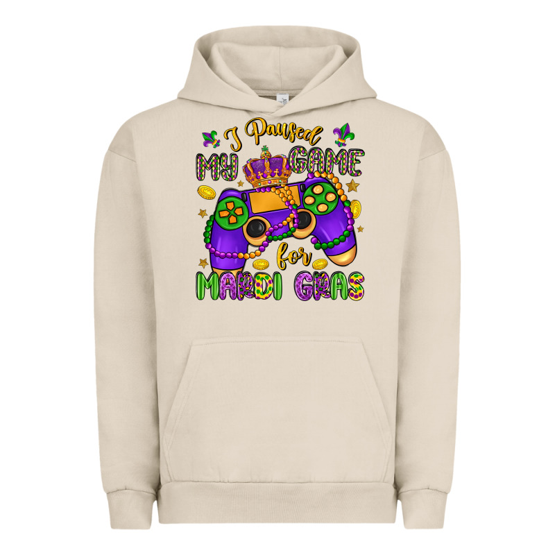 I Paused My Game For Mardi Gras Urban Hoodie by LillyAllenDesigns | Teevron