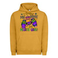 Pigment Peanut Butter i paused my game for mardi gras Urban Hoodie - LillyAllenDesigns