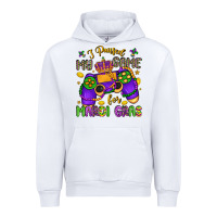 White i paused my game for mardi gras Urban Hoodie - LillyAllenDesigns