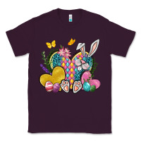 Plum Easter Heart Easter Day Classic Tee - Neo Western