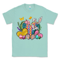 Seafoam Easter Heart Easter Day Classic Tee - Neo Western