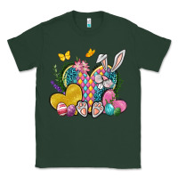 Sports Green Easter Heart Easter Day Classic Tee - Neo Western