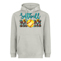 Moon Dust western leopard  sunflowers glitter mom softball Heavyweight Hoodie - Artiststas