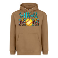 Toasted Coconut western leopard  sunflowers glitter mom softball Heavyweight Hoodie - Artiststas
