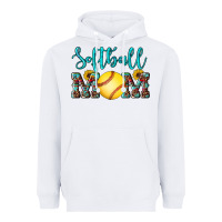 White western leopard  sunflowers glitter mom softball Heavyweight Hoodie - Artiststas