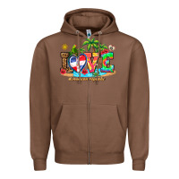 Chestnut love dominican republic Zipper Hoodie - AdoDesignShop