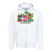 White love dominican republic Zipper Hoodie - AdoDesignShop