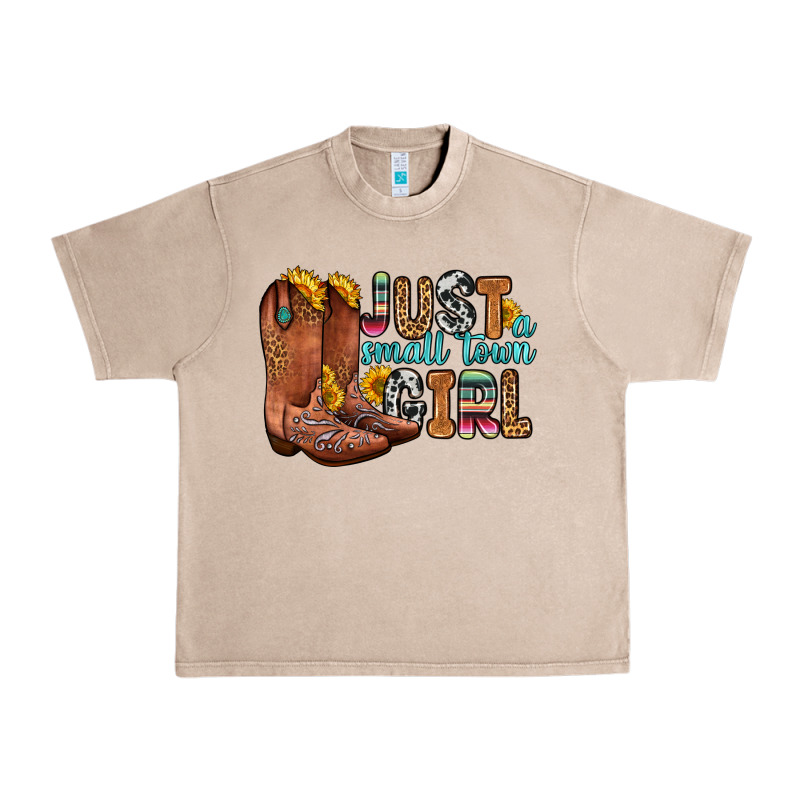 Just A Small Town Girl Urban Heavy Tee by Zillion Design Studio | Teevron