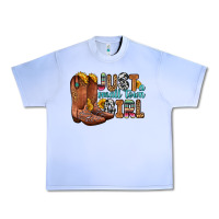 Grape Ice just a small town girl Urban Heavy Tee - Zillion Design Studio