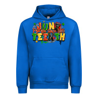 Cobalt juneteenth free ish since 1865 Urban Hoodie - LillyAllenDesigns