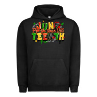 Pigment Black juneteenth free ish since 1865 Urban Hoodie - LillyAllenDesigns