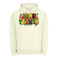 Pigment Pistachio juneteenth free ish since 1865 Urban Hoodie - LillyAllenDesigns