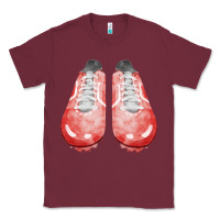 Burgundy red cleats fa element 3 Classic Tee - FaDigitalArtStudio