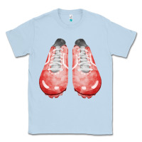 Dusty Blue red cleats fa element 3 Classic Tee - FaDigitalArtStudio