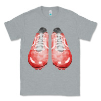 Heather Grey red cleats fa element 3 Classic Tee - FaDigitalArtStudio