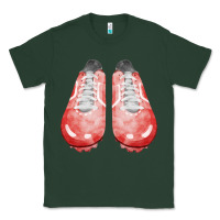 Sports Green red cleats fa element 3 Classic Tee - FaDigitalArtStudio