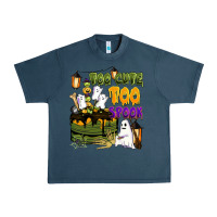 Midnight Navy too cute too spook Urban Heavy Tee - BarkalooDesign