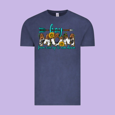 Vintage Tee boy mom from son up to son down  western