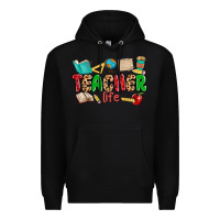Black teacher life Premium Hoodie - MaliasSmallBusiness