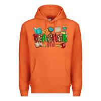 Carrot teacher life Premium Hoodie - MaliasSmallBusiness