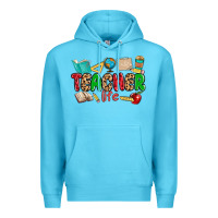 Ocean Blue teacher life Premium Hoodie - MaliasSmallBusiness