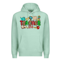 Seafoam teacher life Premium Hoodie - MaliasSmallBusiness