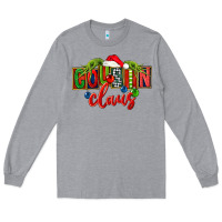 Heather Grey Cousin claus christmas Long Sleeve Tee - FaDigitalArtStudio