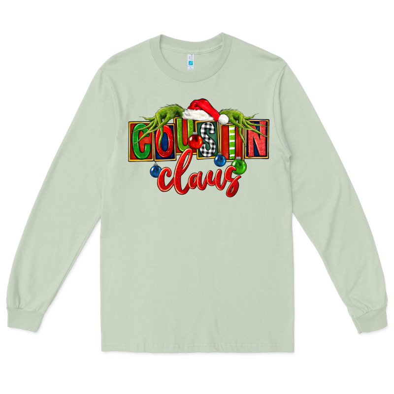 Cousin Claus Christmas Long Sleeve Tee by FaDigitalArtStudio | Teevron
