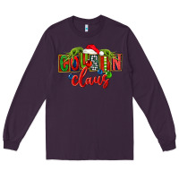 Plum Cousin claus christmas Long Sleeve Tee - FaDigitalArtStudio