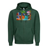 Sports Green it's in my dna Zipper Hoodie - AdoDesignShop
