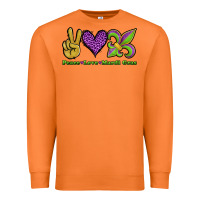 Carrot peace love mardi gras Premium Sweatshirt - Jasminsmagicworld
