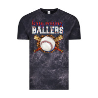 Cloud Black busy raising ballers baseball Vintage Tee - texasbilliewilder