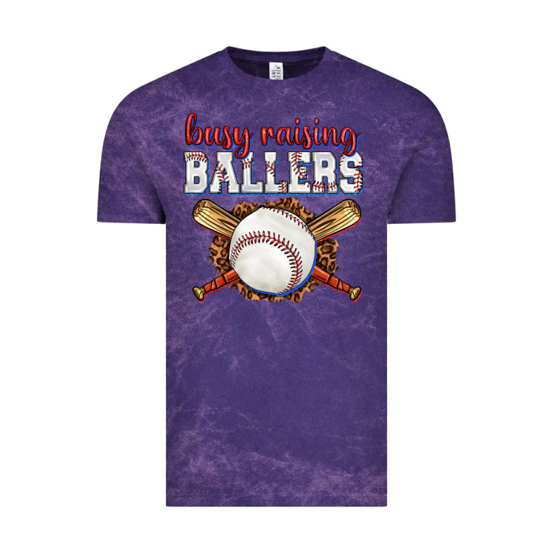 Busy Raising Ballers Baseball Vintage Tee by texasbilliewilder | Teevron