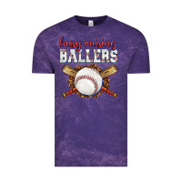 Cloud Purple busy raising ballers baseball Vintage Tee - texasbilliewilder