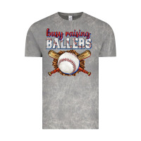 Cloud Rock busy raising ballers baseball Vintage Tee - texasbilliewilder